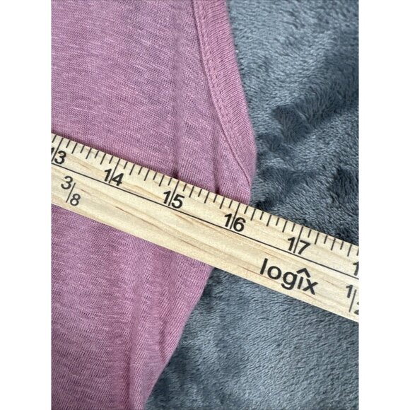 Abercrombie and finch women’s tank top extra small plum ruffled bottom and back - Picture 9 of 11